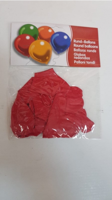 baloane rosii si albe 4/set