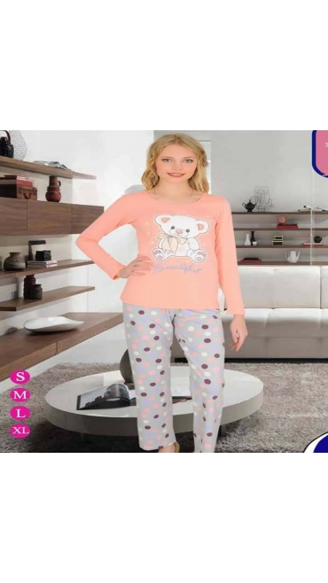 pijama dama s-xl 95 %bbc si 5% licra 4/set