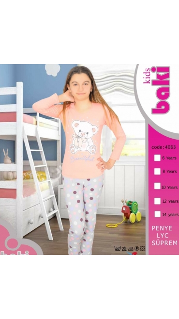 pijama copii 6-14 ani 95% bbc si 5% licra 5/set