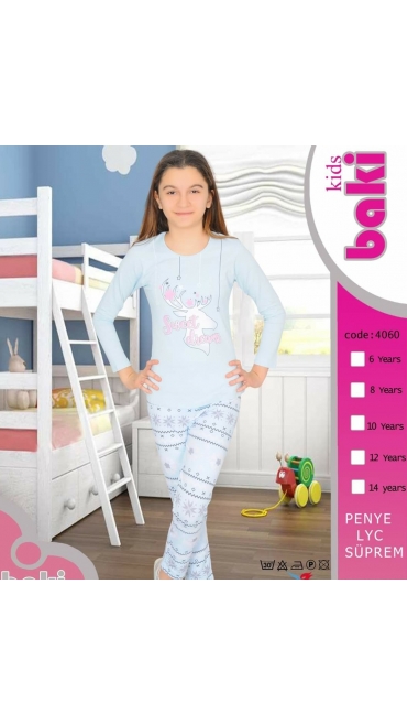 pijama copii 6-14 ani 95% bbc si 5% licra 5/set