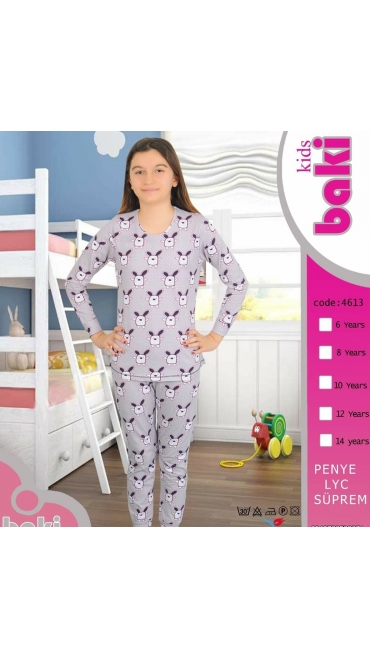 pijama copii 6-14 ani 95% bbc si 5% licra 5/set