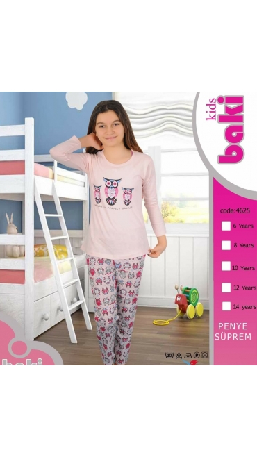 pijama copii 6-14 ani 100% bbc 5/set