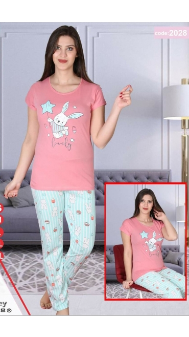 pijama dama 100% bbc s-2xl 5/set