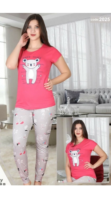 pijama dama 100% bbc s-2xl 5/set