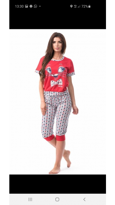 pijama dama s-xl 4/set