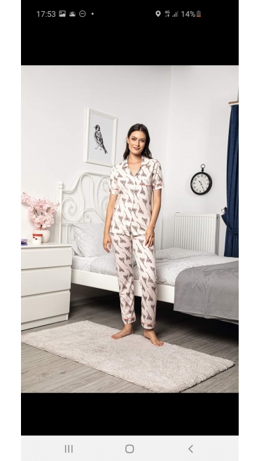 pijama dama Backy 100%bbc m-2xl 4/set