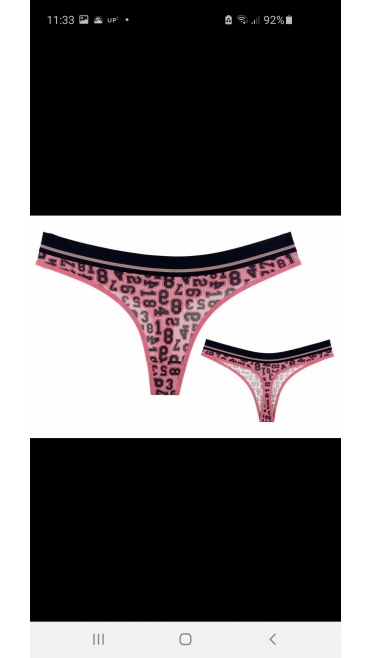 chiloti dama tanga donella 100% bbc s-xl 10/set