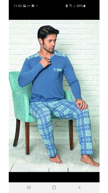 pijama barbati s-2xl 100% bbc 5/set