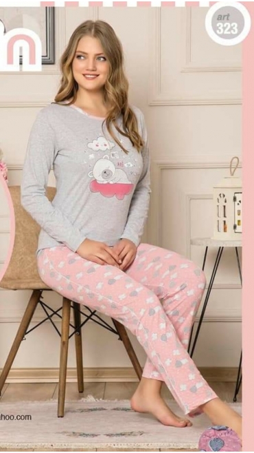 pijama dama berfin 100% bbc s-xl 4/set