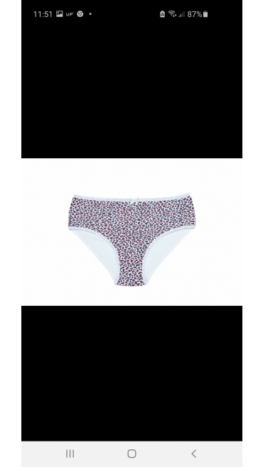 chiloti dama pamuklu imprimat 100%bbc m-3xl 10/set