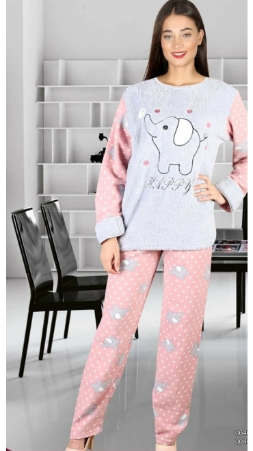 pijama dama cocolino m-2xl 4/set 100% micro 