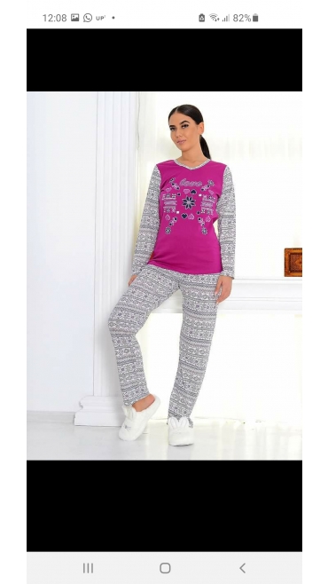 pijama dama berfin 100% bbc m-2xl 4/set