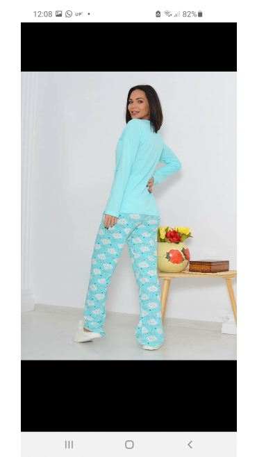 pijama dama berfin 100% bbc m-2xl 4/set