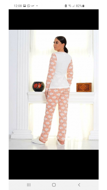 pijama dama berfin 100% bbc m-2xl 4/set