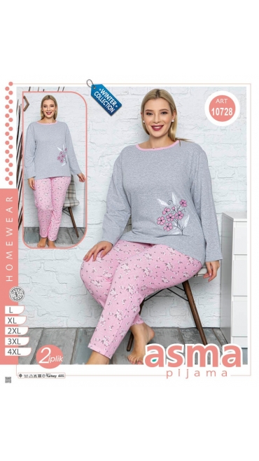 pijama dama batal l-4xl 5/set