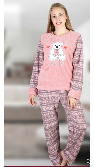 pijama dama cocolino 100 % micro m-2xl 4/set