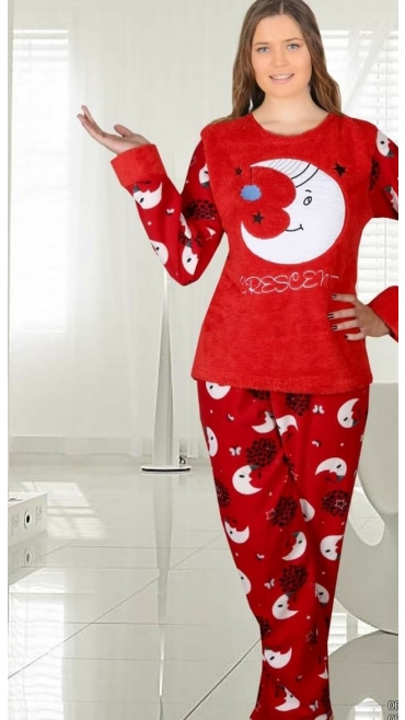 pijama dama cocolino 100 % micro m-2xl 4/set