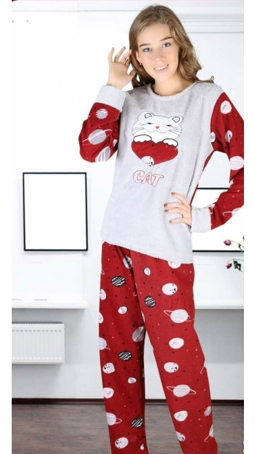 pijama dama cocolino 100 % micro m-2xl 4/set