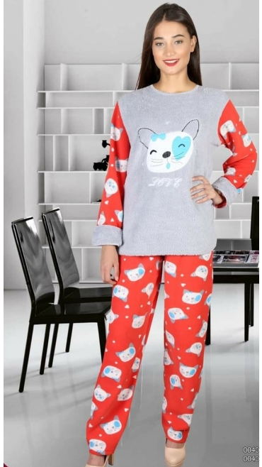 pijama dama cocolino 100 % micro m-2xl 4/set