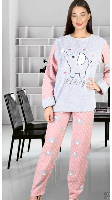 pijama dama cocolino 100 % micro m-2xl 4/set