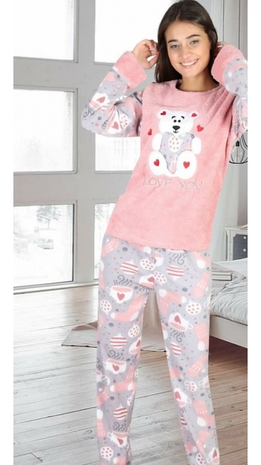 pijama dama cocolino 100 % micro m-2xl 4/set