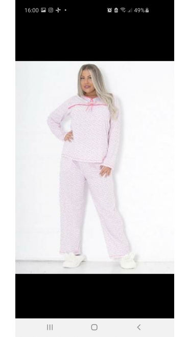 pijama dama baki batal l-2xl 100 %bbc 3/set