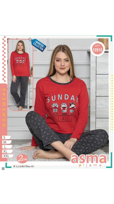 pijama dama vatuita s-2xl 5/set