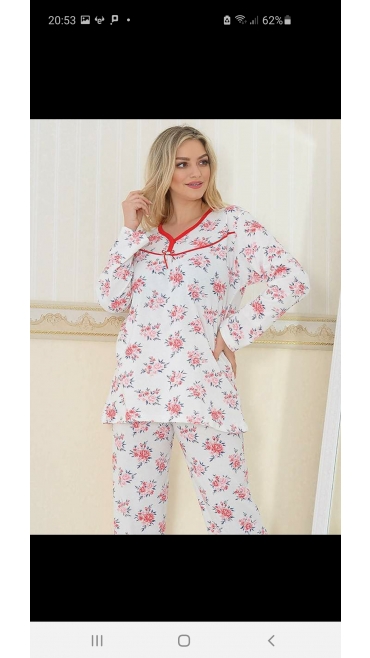 pijama dama baki batal 100% bbc l-3xl 4/set