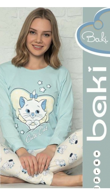 pijama dama baki s-2xl 95% bbc 5% licra 5/set
