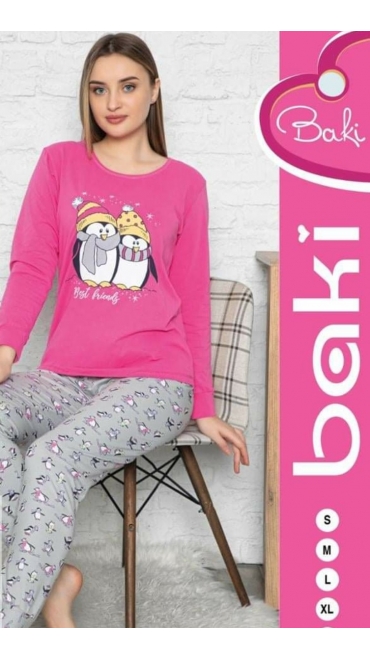 pijama dama baki s-2xl 95% bbc 5% licra 5/set