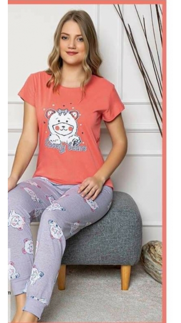 pijama dama baki 100% bbc s-2xl 5/set