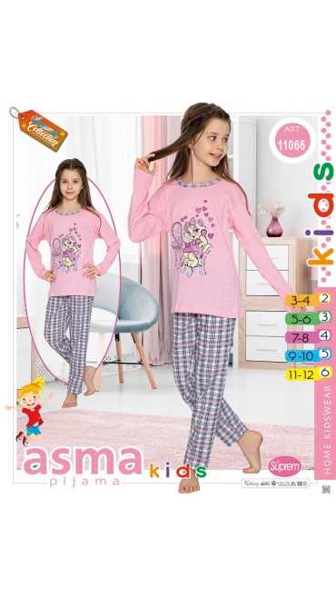 pijama copii 3-12 ani 5/set