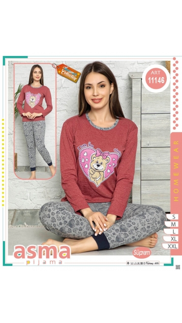 pijama dama s-2xl 5/set