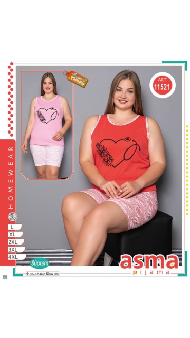 pijamale  dama l-4xl 5/set
