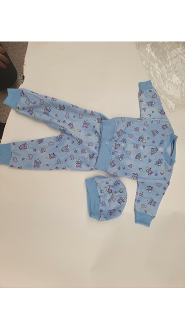 compleu bebe catifea romaneasca 3 pcs 4/set