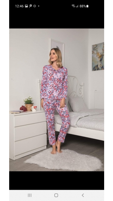 pijama dama baki 100%bbc m-2xl 4/set