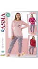 pijama dama vatuita s-2xl 5/set