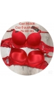 sutien dama rosu cupa b push-up mare 6/set