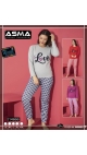 pijama dama s-2xl 5/set