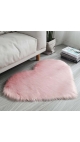 Covor Blana in forma de inima, 90 x 75 cm, Diverse Culori - Engros