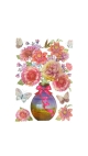 Stickere Decorative de perete Vaze 3D, 50 x 35 cm, Diverse modele - Engros