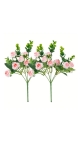 Buchet Trandafiri din Flori Artificiale, 5 capete, 35 cm - Engros