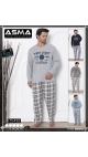 pijama barbati l-4xl 5/set