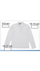 bluza alba copii scoala 14-17 ani 4/set