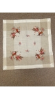 napron in brodat 85x85 cm 4/set