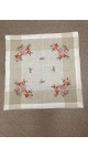 napron in brodat 85x85 cm 4/set