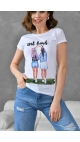 tricou dama s-xl 4/set