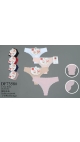 tanga culori combinate 12/set