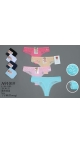 tanga culori combinate 12/set