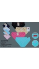 chiloti dama culori combinate 12/set